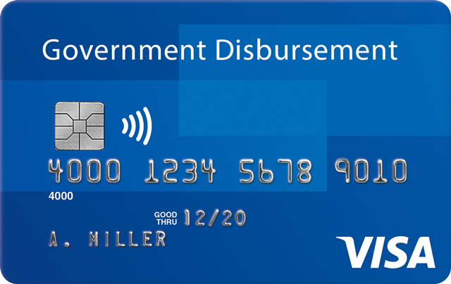 Tarjetas Visa Government Disbursement